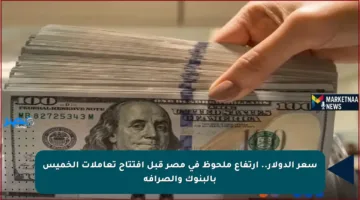 سعر الدولار.. ارتفاع ملحوظ في مصر قبل افتتاح تعاملات الخميس بالبنوك والصرافة